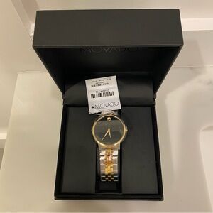 Movado Museum Classic Two-Tone Gold and Silver Watch